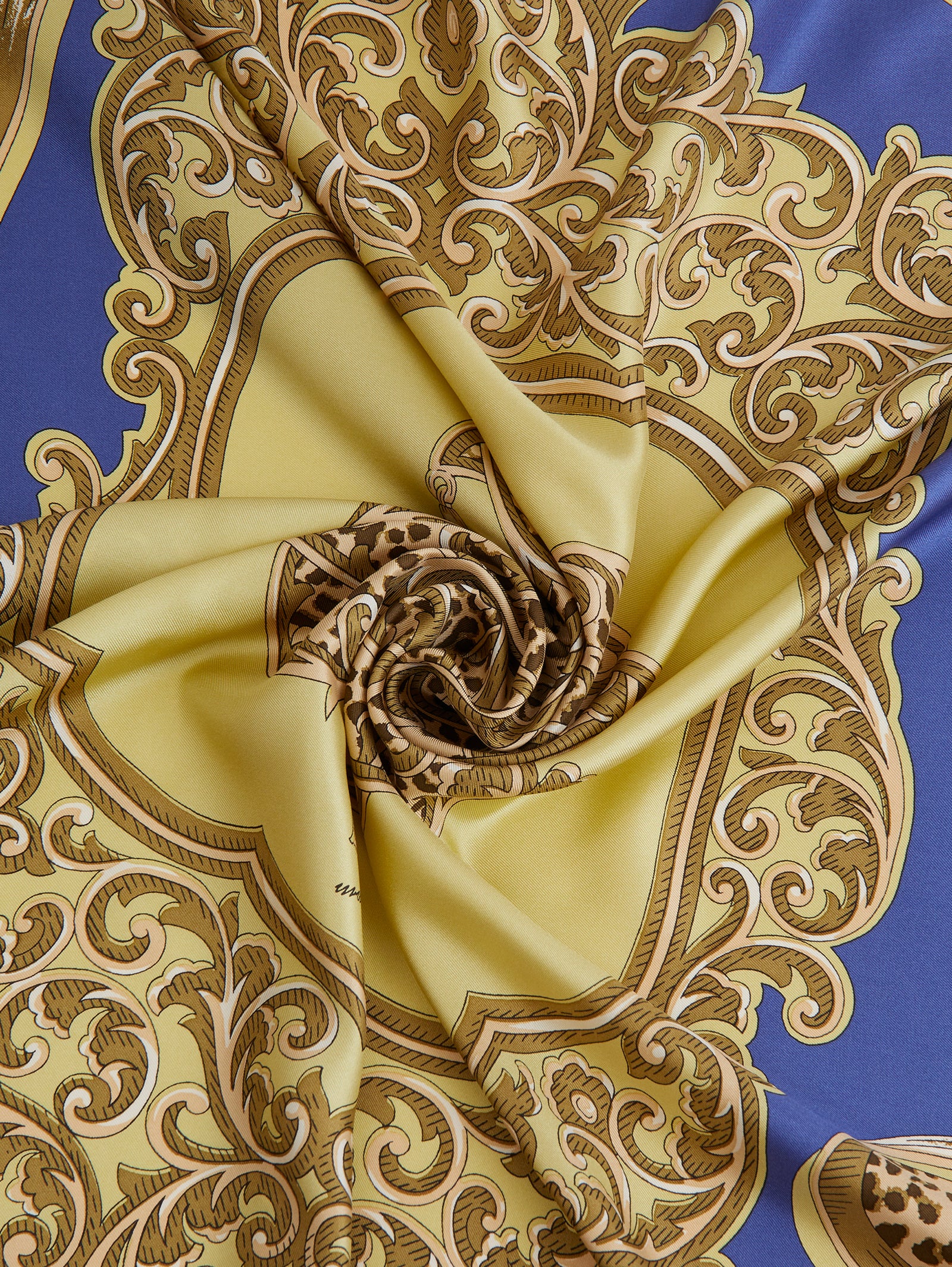 シルクスカーフ88＞ タッセルレオパード – manipuri