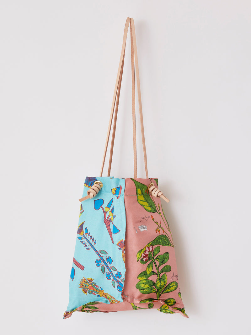 manipuri Scarf Tote Bag Multi-Color F | PLAYFUL