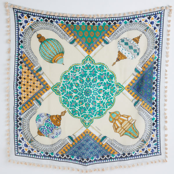 コットンシルクストールポンポン120＞ランプ – manipuri