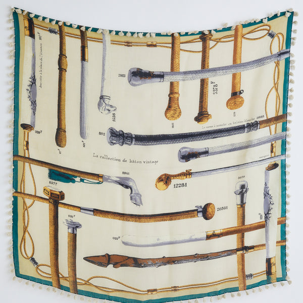 コットンシルクストールポンポン120＞ステッキ – manipuri