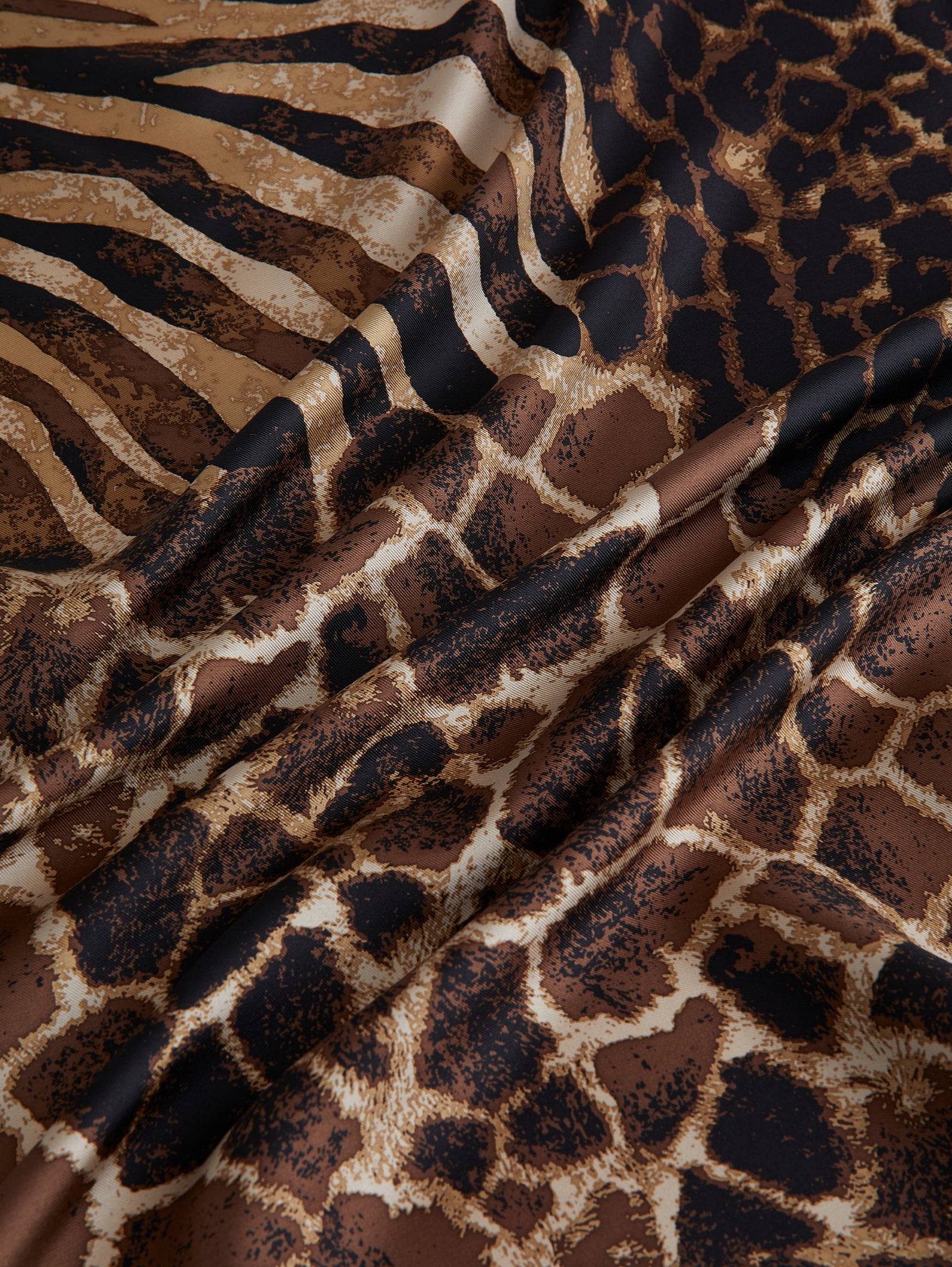 シルクスカーフ88＞ゼブラジラフ – manipuri