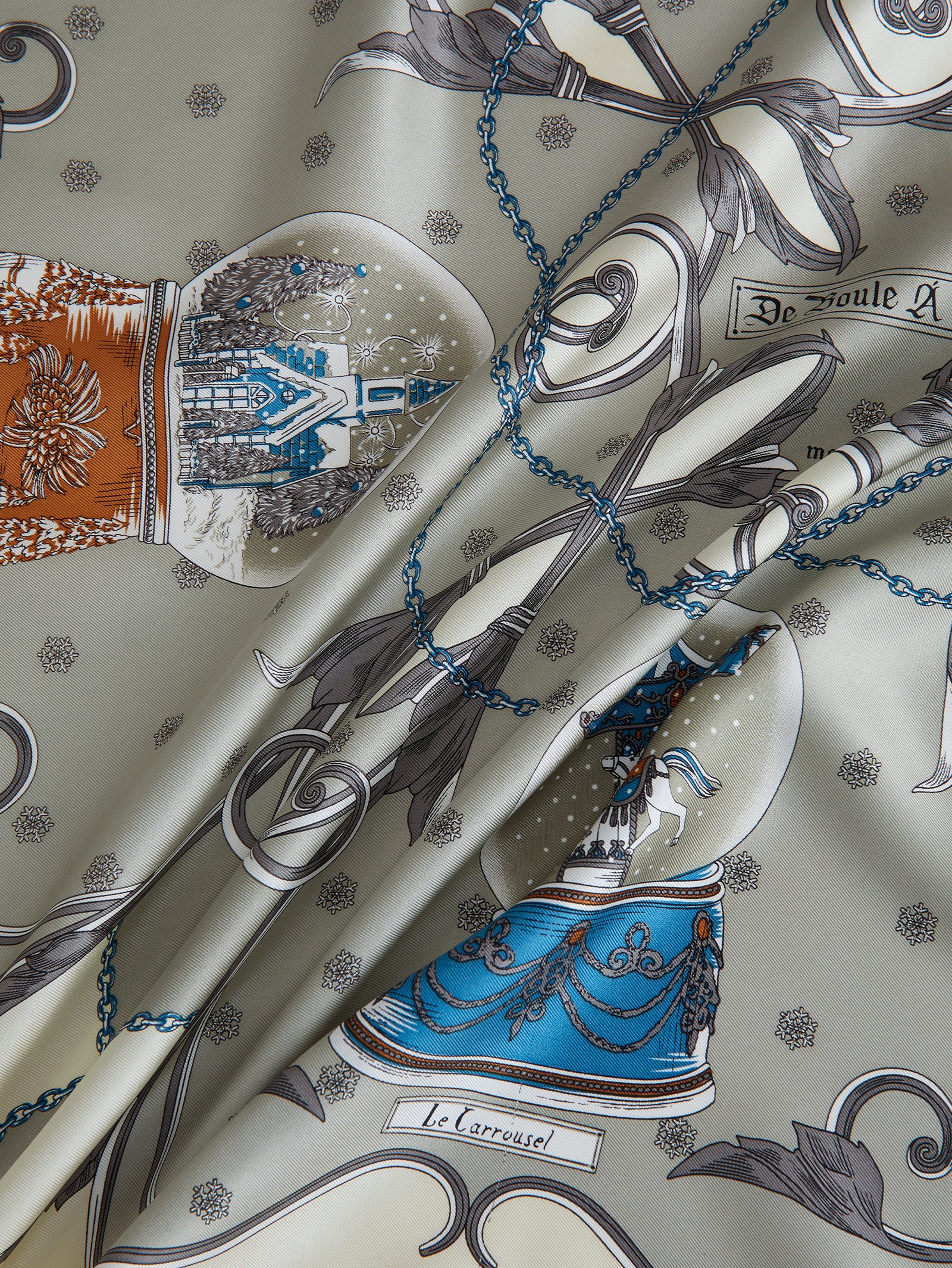 シルクスカーフ65＞スノーグローブ – manipuri