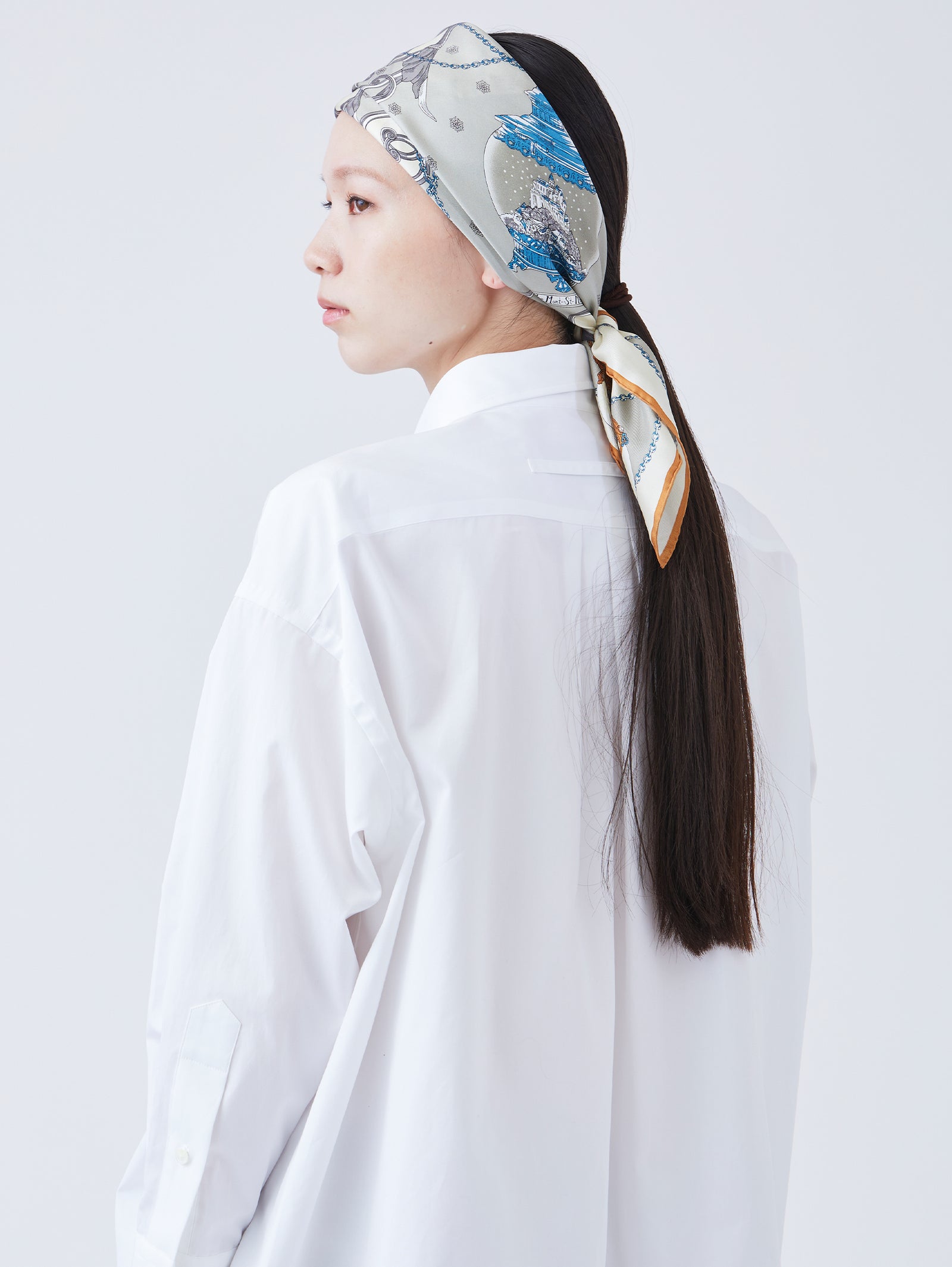シルクスカーフ65＞スノーグローブ – manipuri