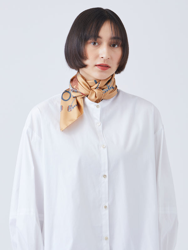 SILK SCARF 88 / BLADE TASSELS