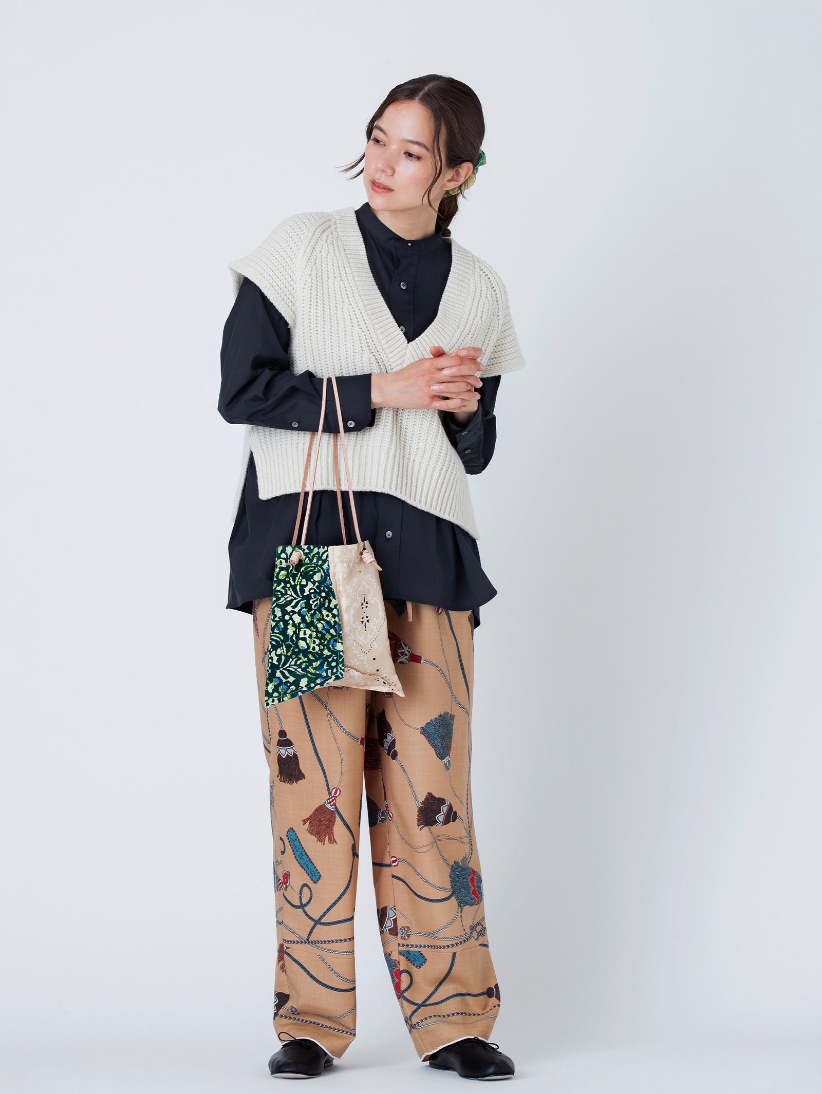 プリントトートバッグS＞ペイズリーバンダナ – manipuri