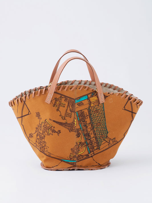 PVC FAN-SHAPED BAG / LA VILLE