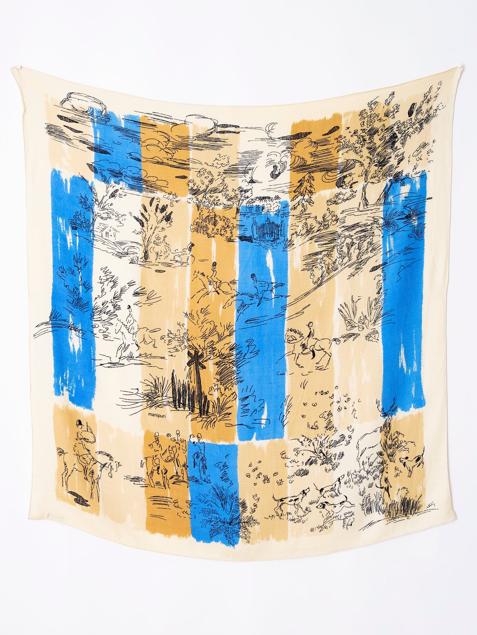 ウールシルクストールヘリンボーン織120＞レディ – manipuri