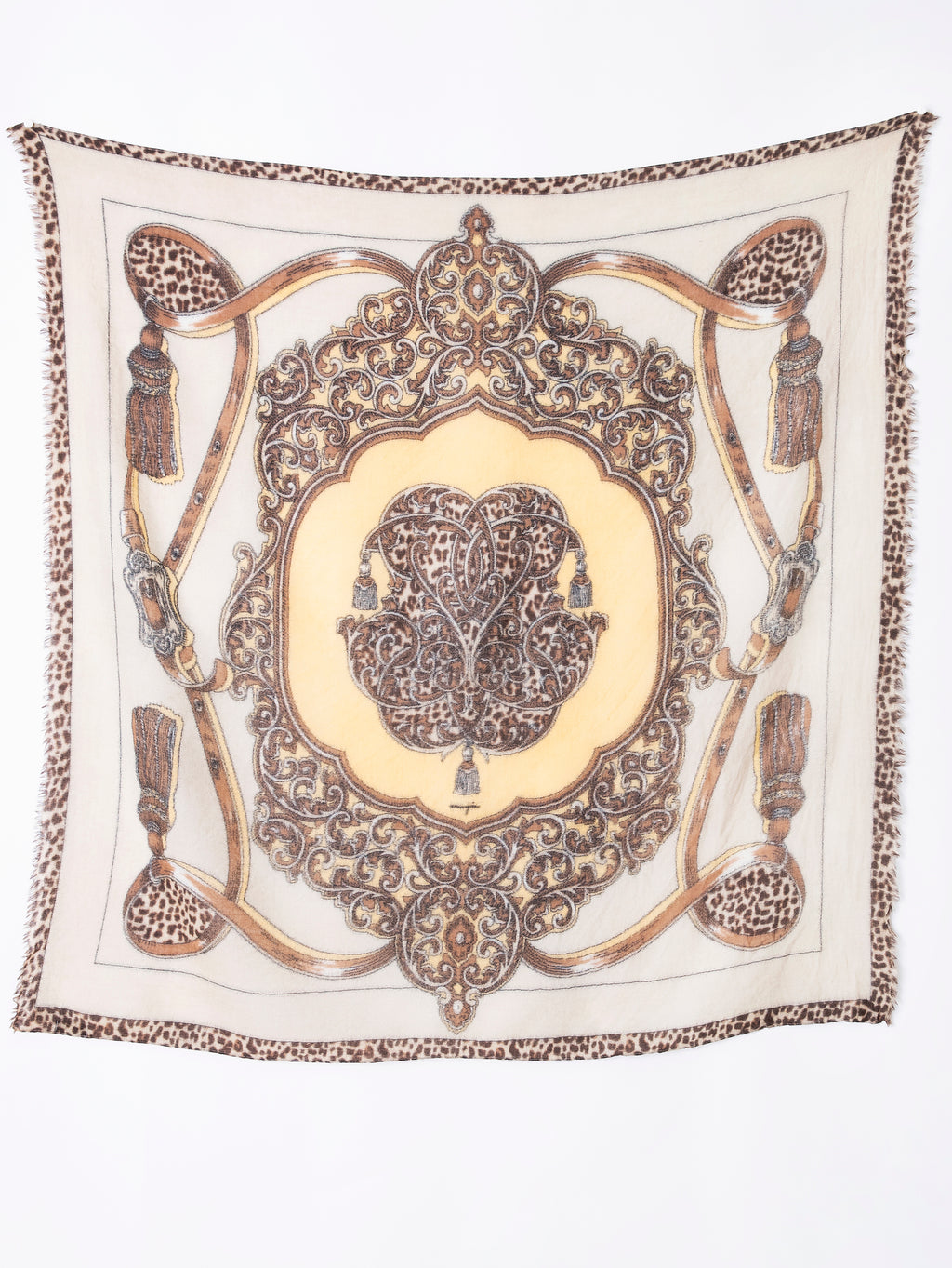 chat noir SARA様☆manipri☆タッセル柄スカーフ chat noir SARA様☆manipri☆タッセル柄スカーフ manipuri