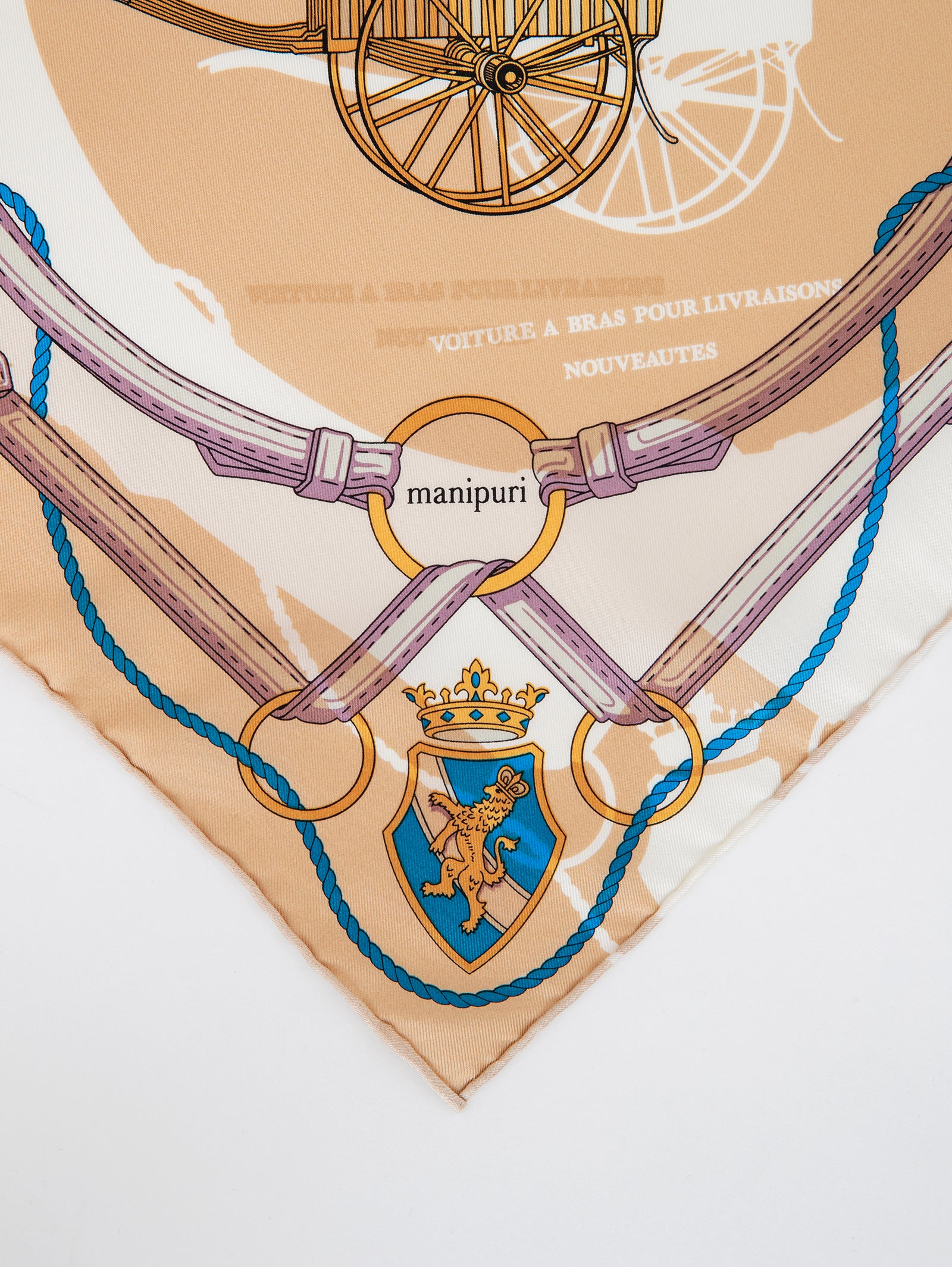 シルクスカーフ65＞コラージュカート – manipuri