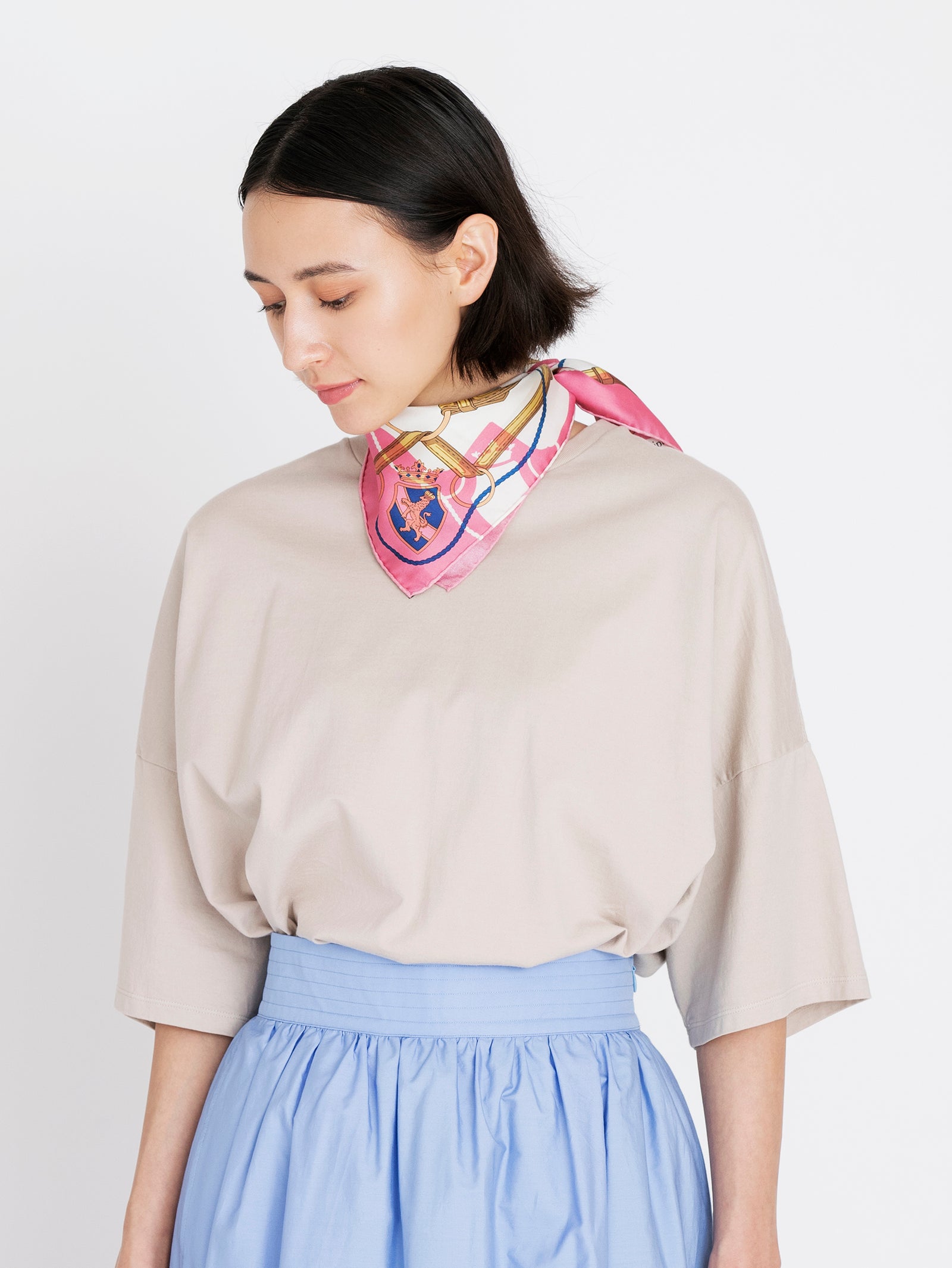 新品未使用　MASU 22SS シルクスカーフ シルクスカーフ65＞ ジオメドット – manipuri