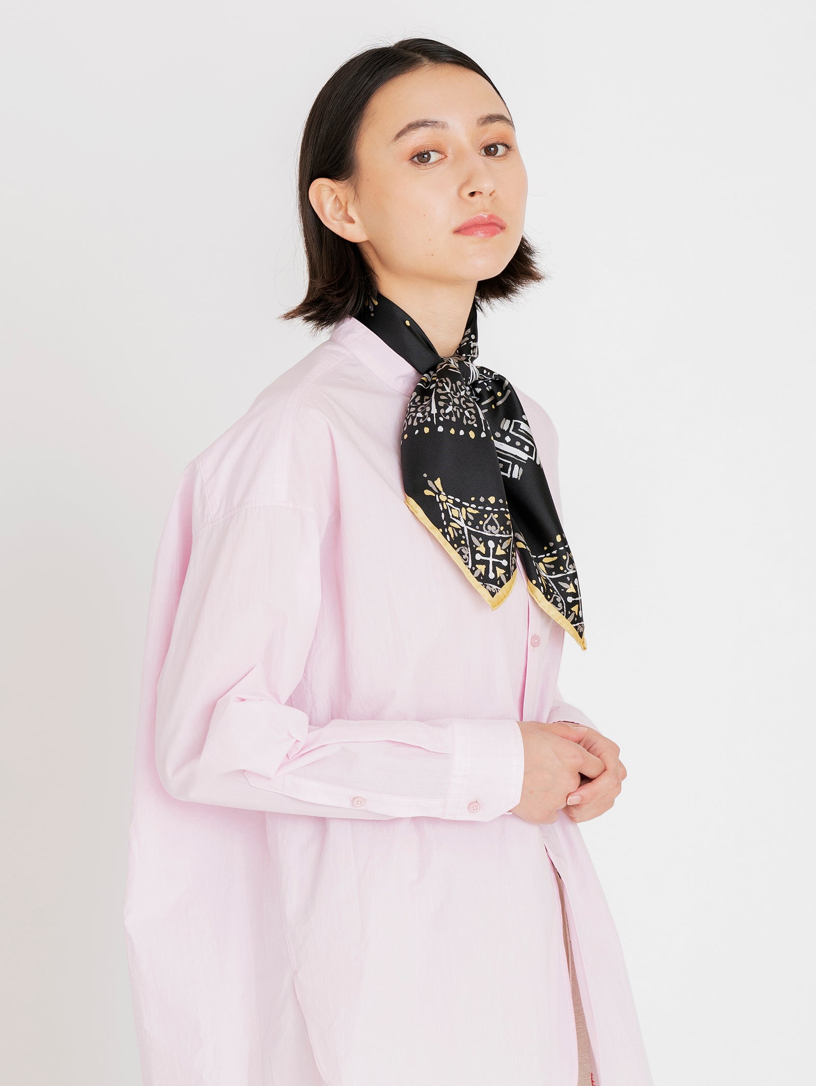 シルクスカーフ65＞ ドローバンダナ – manipuri