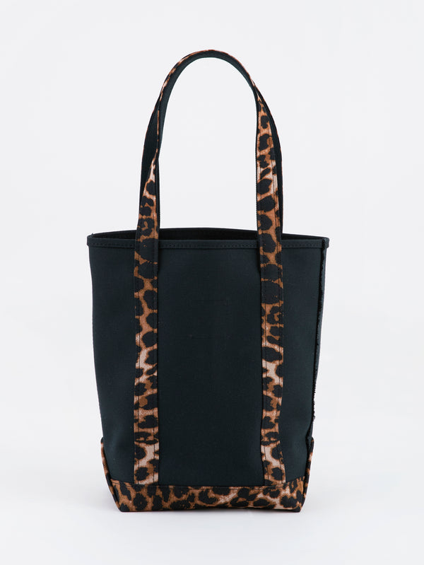 &lt;Canvas Tote Bag M&gt; Leopard Veg