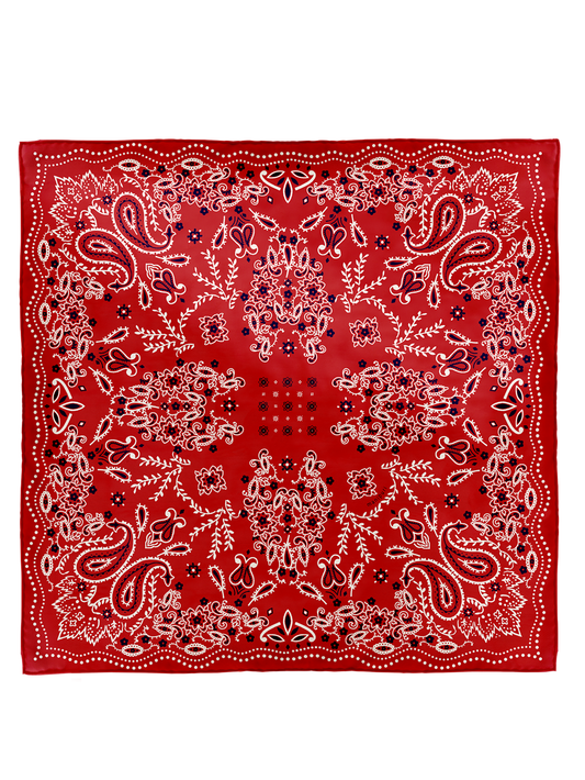 SILK SCARF 88 / KALEIDO BANDANA