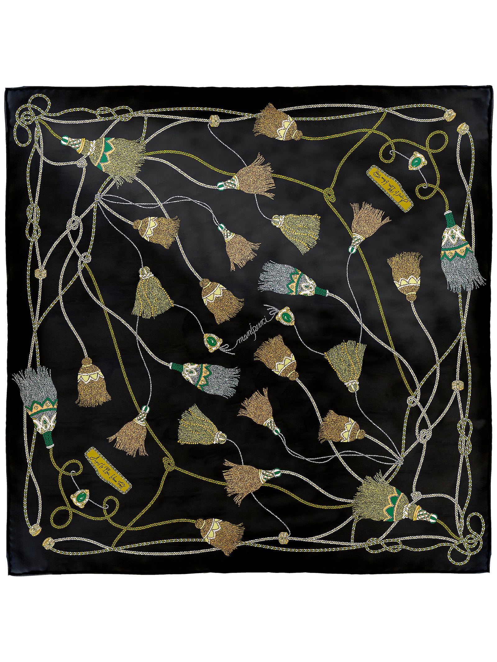 シルクスカーフ65＞ブレードタッセル – manipuri