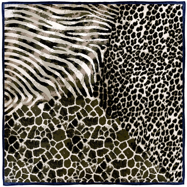 シルクスカーフ88＞ゼブラジラフ – manipuri