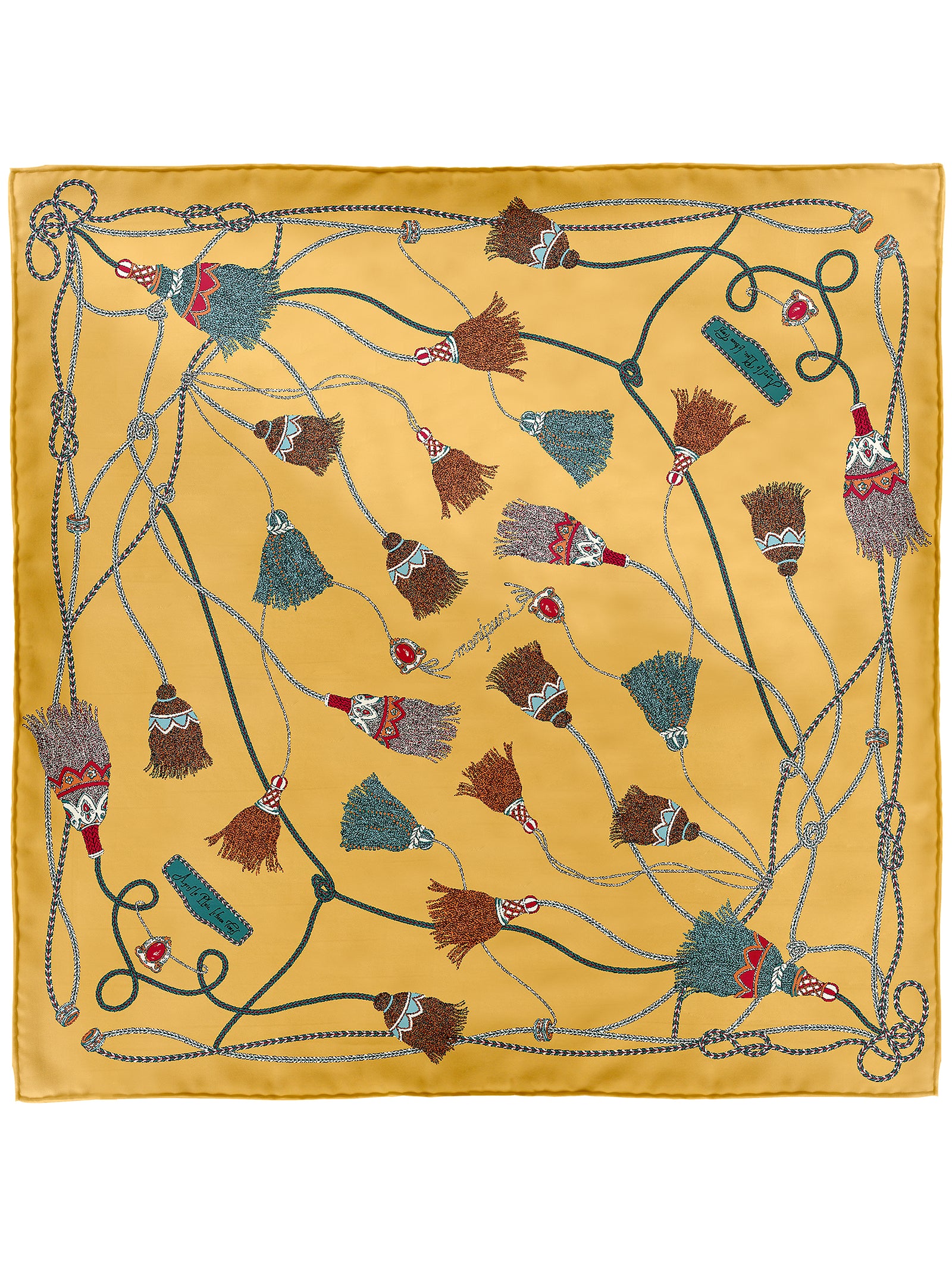 シルクスカーフ88＞ブレードタッセル – manipuri