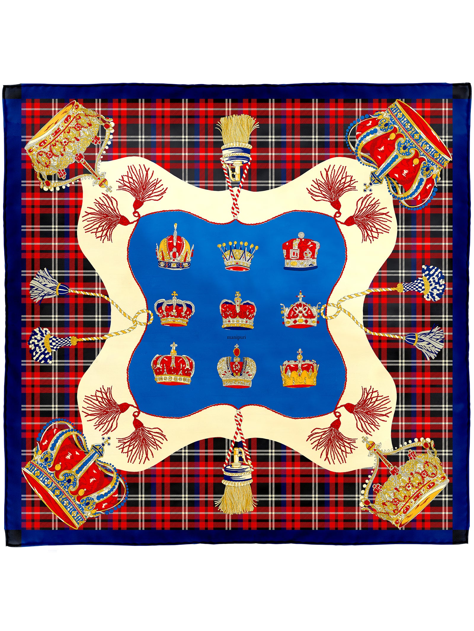 シルクスカーフ65＞クラウン – manipuri
