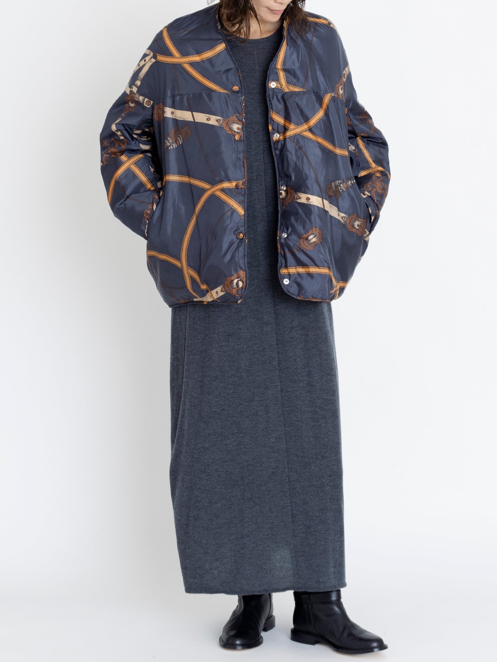 【美品】 マニプリmanipuri リバーシブルダウンジャケット ダウンジャケット＞リバーシブル スクエアベルト – manipuri