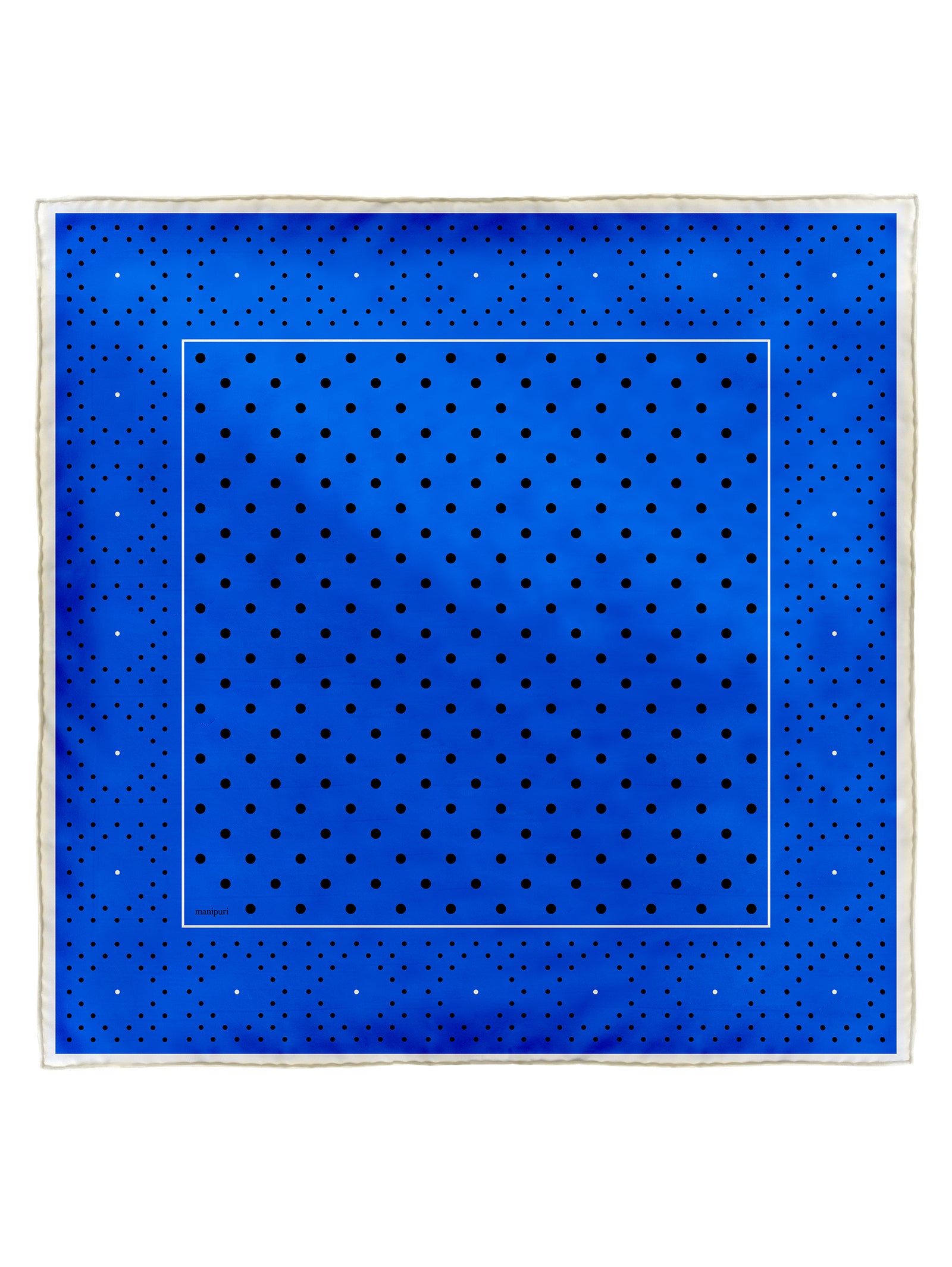 【manipuri/マニプリ】ジオメドット　スカーフ シルクスカーフ65＞ジオメドット – manipuri