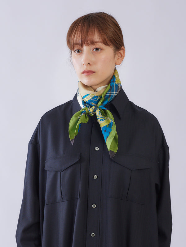 SILK SCARF 88 / CROWN